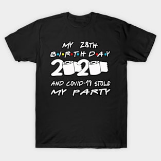 28th Birthday Quarantine T-Shirt